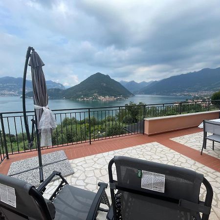 Appartamento Vista Lago D'Iseo Sulzano Eksteriør billede